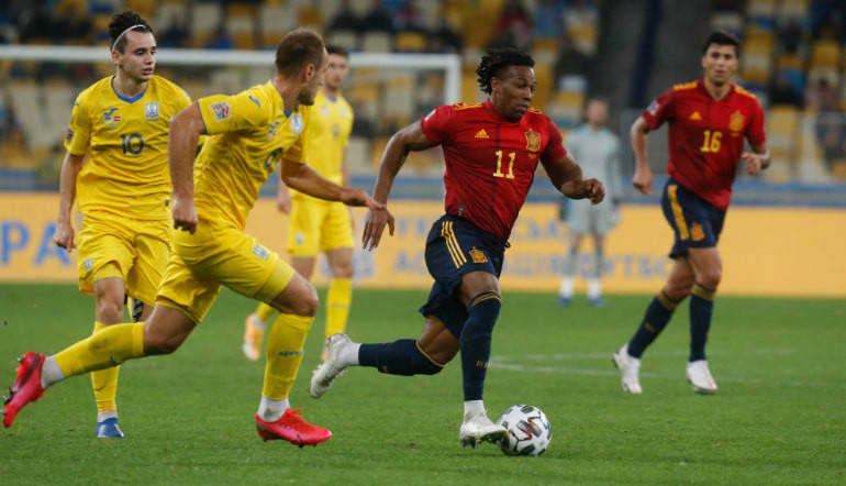 Traore en la seleccion española de futbol