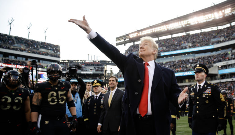 Donald Trump y el fútbol americano