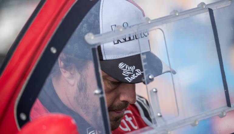 Fernando Alonso en el Dakar