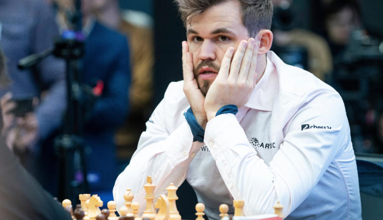 Magnus Carlsen Ajedrez en Gambito de Dama