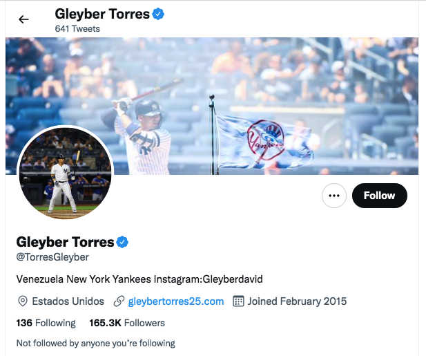 Gleyber Torres beisbol