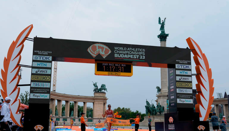 Medalla de oro Marcha Atlética Budapest