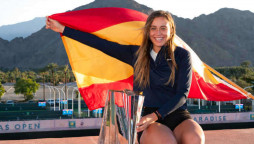 Paula Badosa ganando Indian Wells en 2021