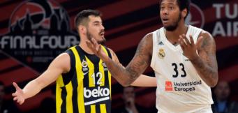 Trey Thompkins en la Euroliga con el Real Madrid