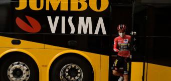 Roglic del equipo Jumbo-Visma.
