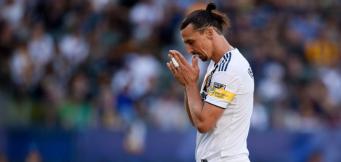 Zlatan Ibrahimovic jugando en Estados Unidos