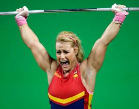 Lidia Valentin levantadora de halterofilia