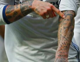 Sergio Ramos y sus tatuajes